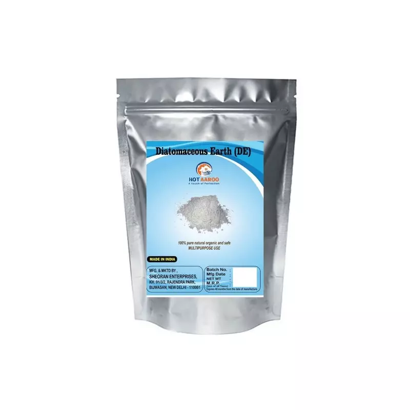 HOTAAROO Diatomaceous Earth Powder Industrial/Detergent Grade 1 Kg for Pest Control & Soil Conditioning, HT-DE-1KG