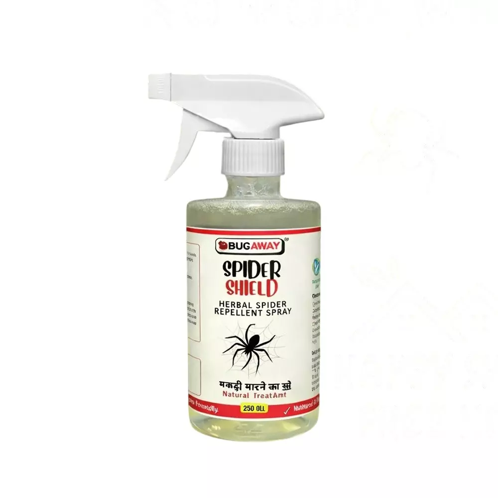 BUGAWAY Herbal Spider Shield Repellent Spray 250 ml 100% Organic for Home