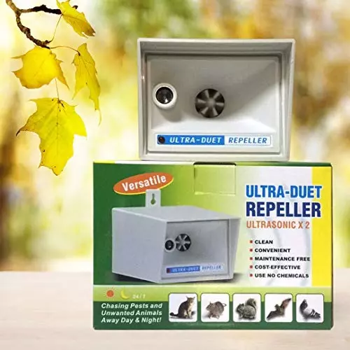 Moskitrap Electric Ultra Duet Repeller Electric White Metal for Indoor & Outdoor, Ls-928