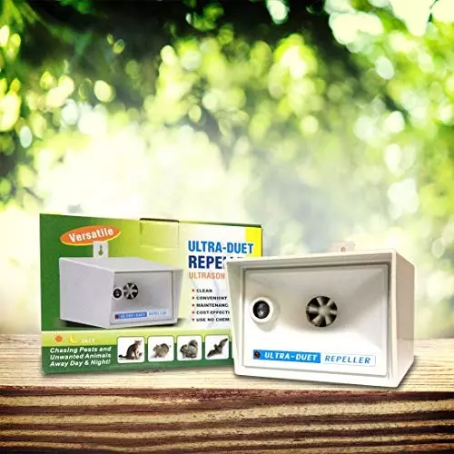 Moskitrap Electric Ultra Duet Repeller Electric White Metal for Indoor & Outdoor, Ls-928