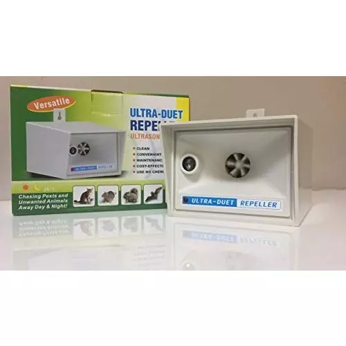 Moskitrap Electric Ultra Duet Repeller Electric White Metal for Indoor & Outdoor, Ls-928