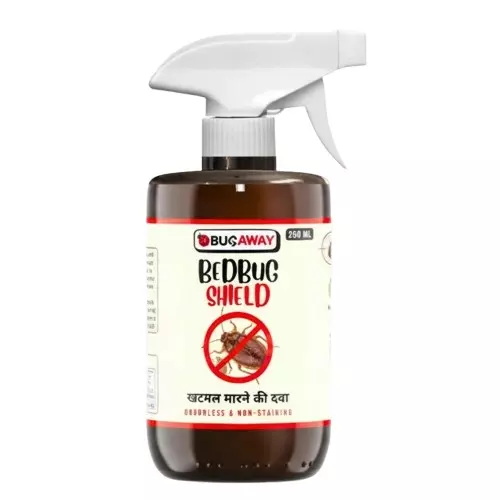 Bugaway Herbal Advance Bedbug Spray (Khatmal Spray) 250 ml Bottle Liquid Form for Home, School & Office Area