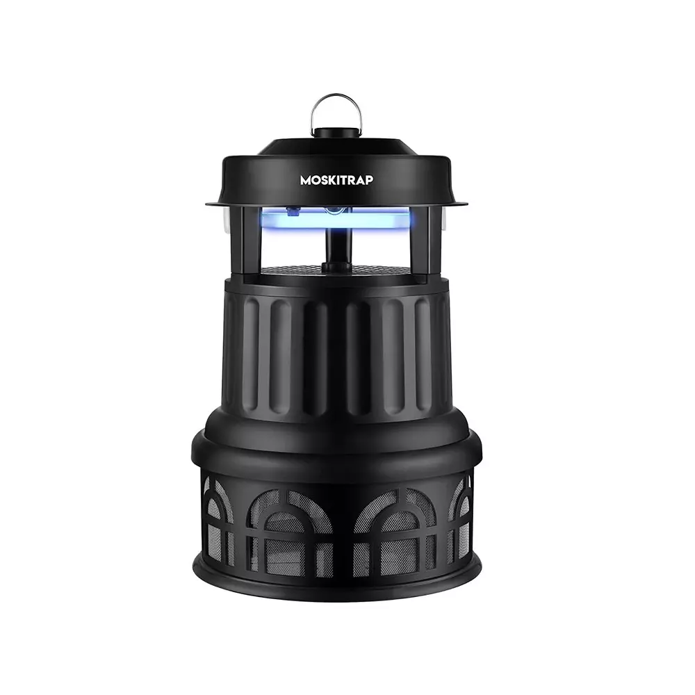 Moskitrap UV Light Lamp Trap Mosquito & Pest Killer with LED Light CO2 Bionic Technology Black Plastic for Indoor & Outdoor, GM 928