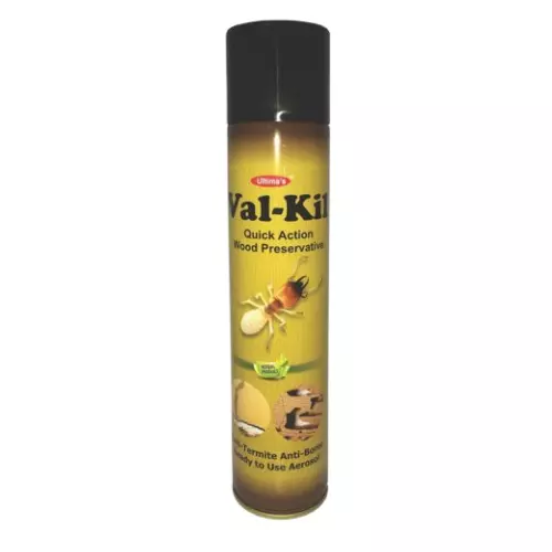 Ultima VAL-KIL 320 ml Natural Wood Preservative Aerosol Spray for Termite and Borer Resistance (Pack of 4)
