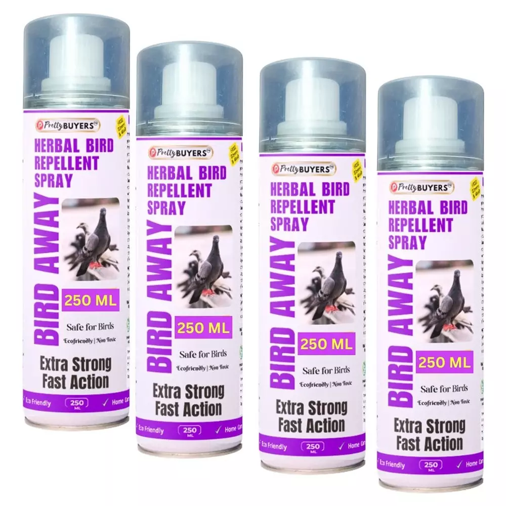 PrettyBUYERS 250 ml Bird Away Bird Repellent Gel (Pack of 4 Pcs)