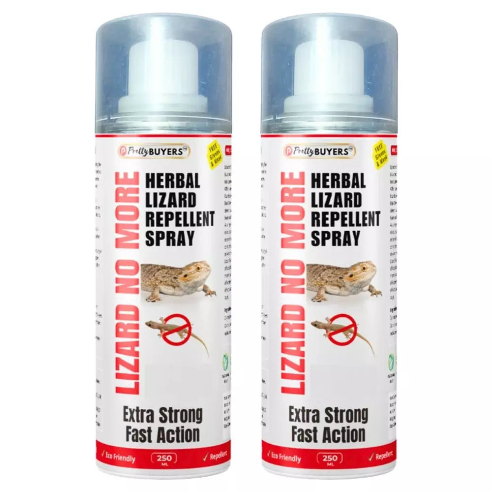 PrettyBUYERS 250 ml Lizard No More Herbal Repellent Spray (Pack of 2 Pcs)