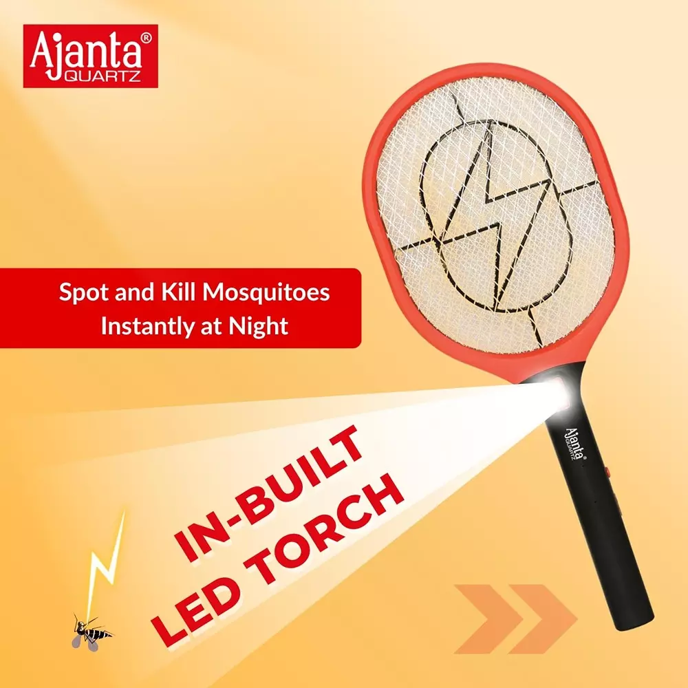 Ajanta Mosquito Zapper 600 mAh Lithium-Ion Rechargeable Battery with LED Light, AMZ-160