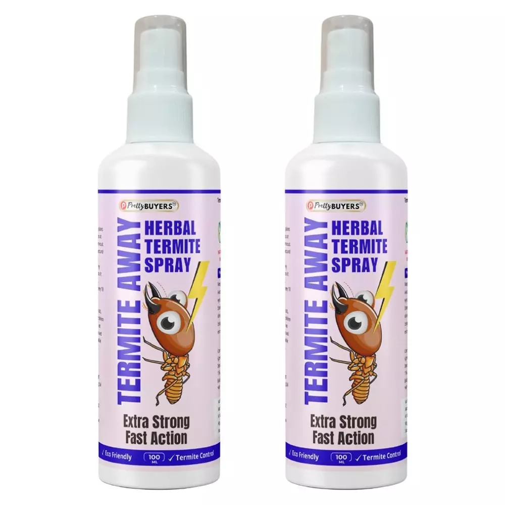 PrettyBUYERS 100 ml Termite Away Herbal Treatment Spray (Pack of 2 Pcs)