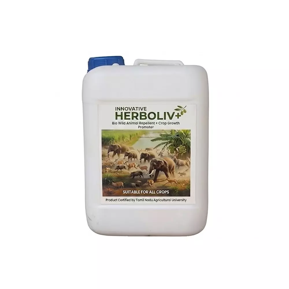 Nithas Herboliv+ Organic Wild Animal Repellent Liquid 10 L Can For Crop Protection