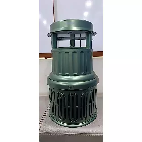 Moskitrap XL Mega Mosquitoe Trapper with UV LED Light Green Metal for Outdoor, GM928 XL