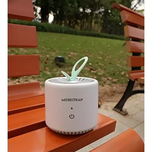 Moskitrap Mosquito Repellant White Round Shape Plastic for Outdoor, GM 968