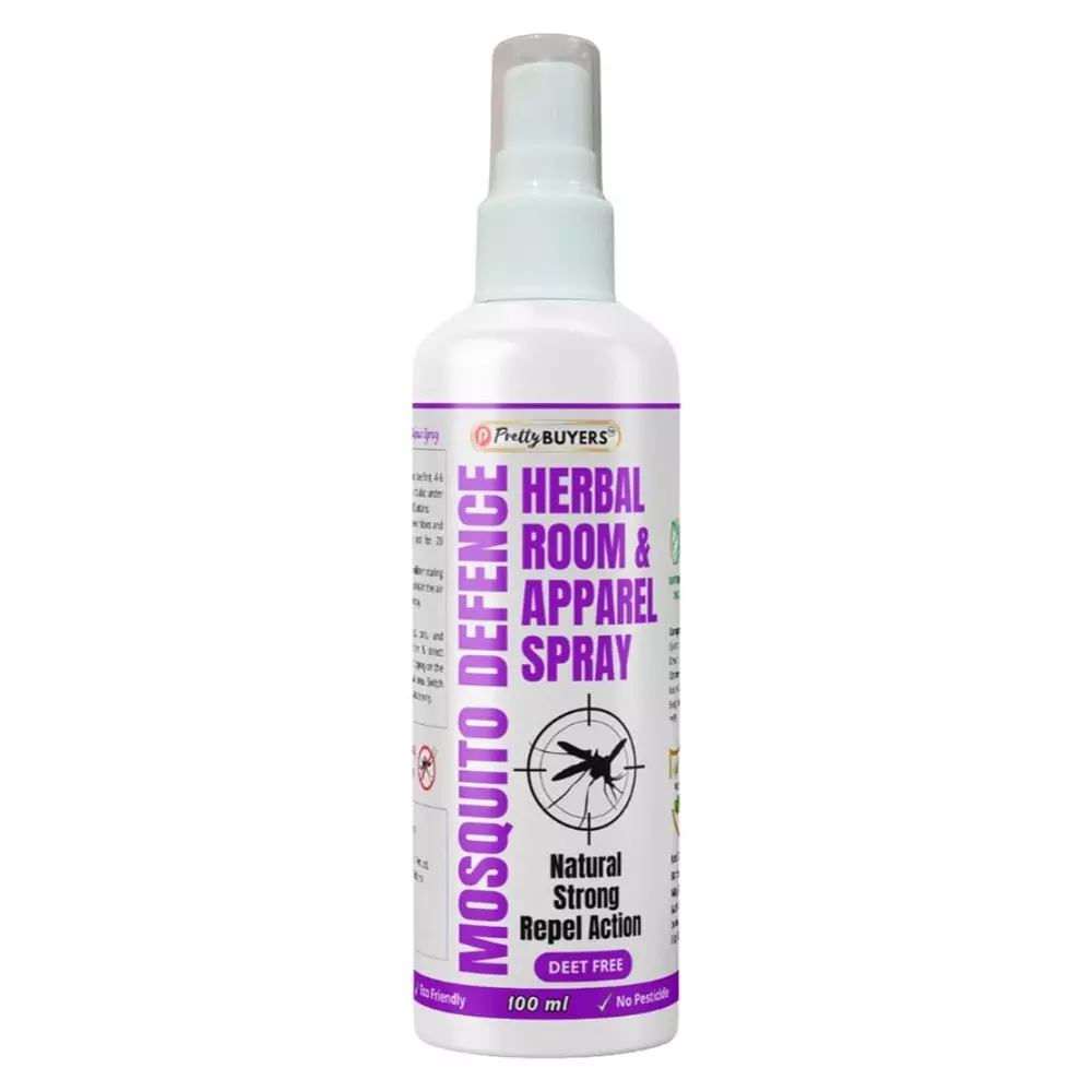 PrettyBUYERS 100 ml Mosquito Defence Herbal Repellent Spray