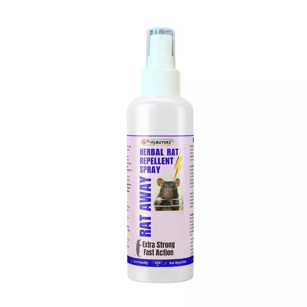 PrettyBUYERS Herbal Rat Away Repellent Spray 200 ml
