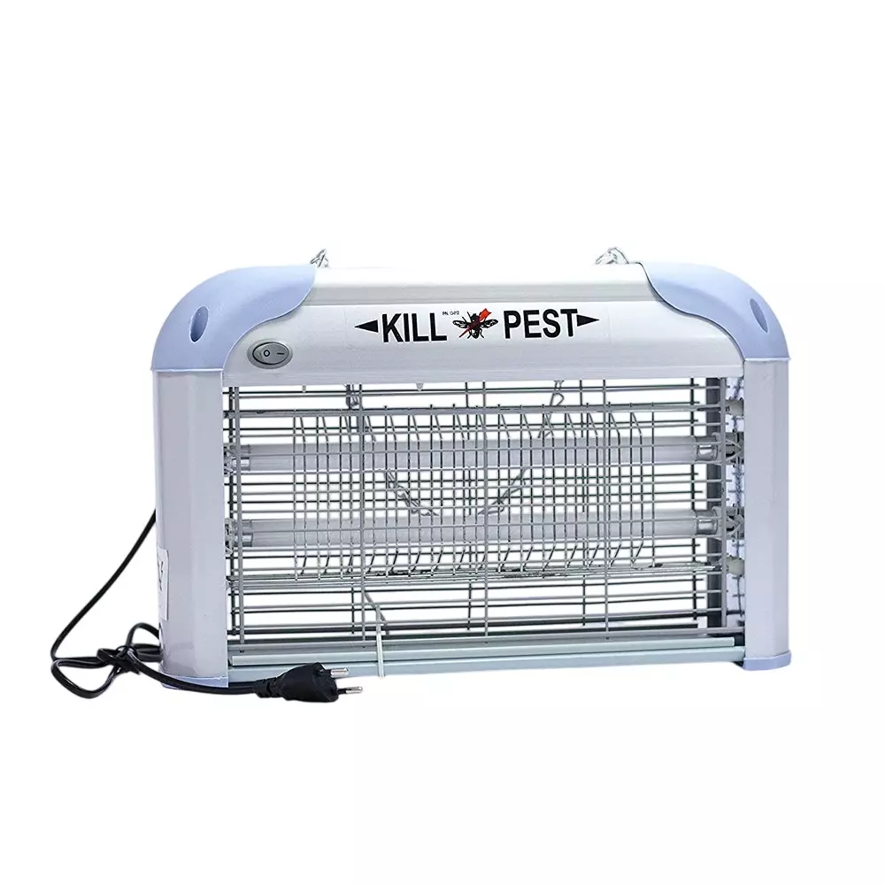 ATOZSHOP11 Electric Insect Killer Lamp White & Blue UV Light Powerful Electronic Grid, Safe For People And Pets