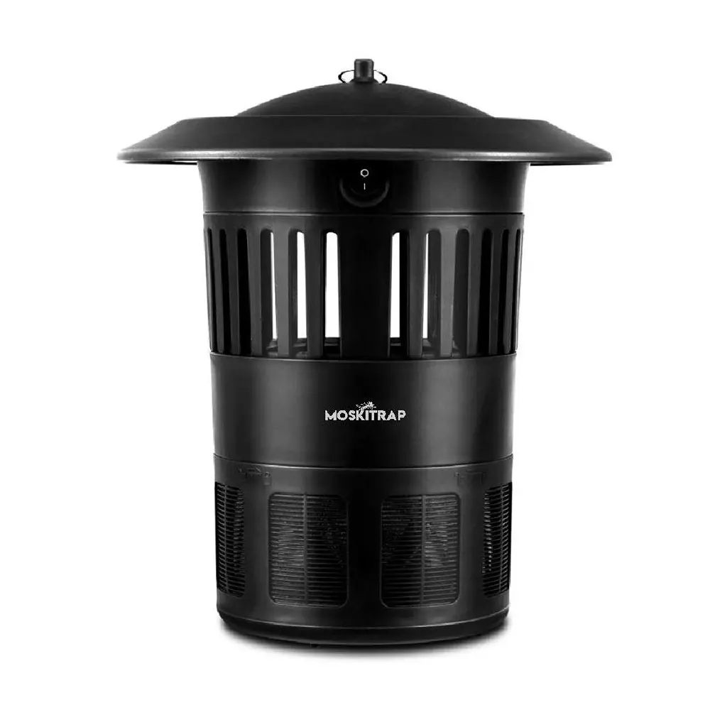 Moskitrap Electric UV Insect Catcher Mosquito Killer Trap with UV LED Light Black Plastic for Indoor & Outdoor, GM918