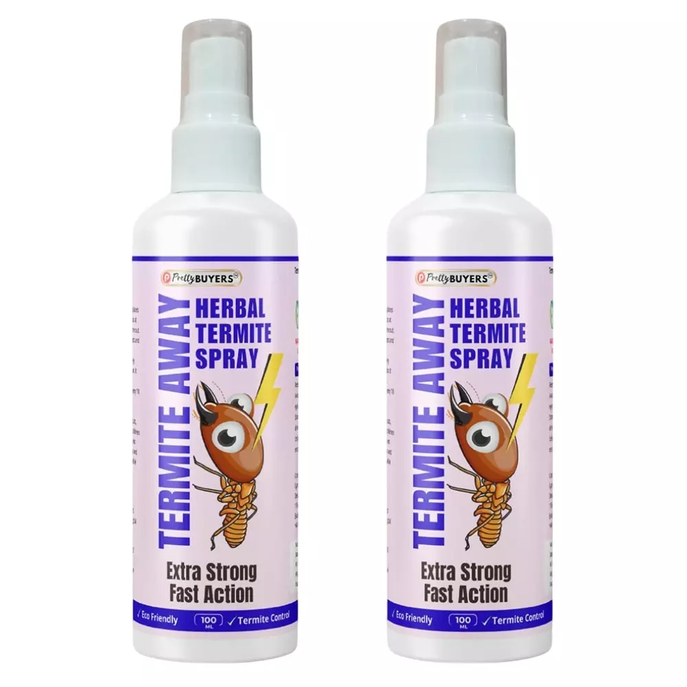 PrettyBUYERS 100 ml Termite Away Herbal Repellent Spray (Pack of 2 Pcs)