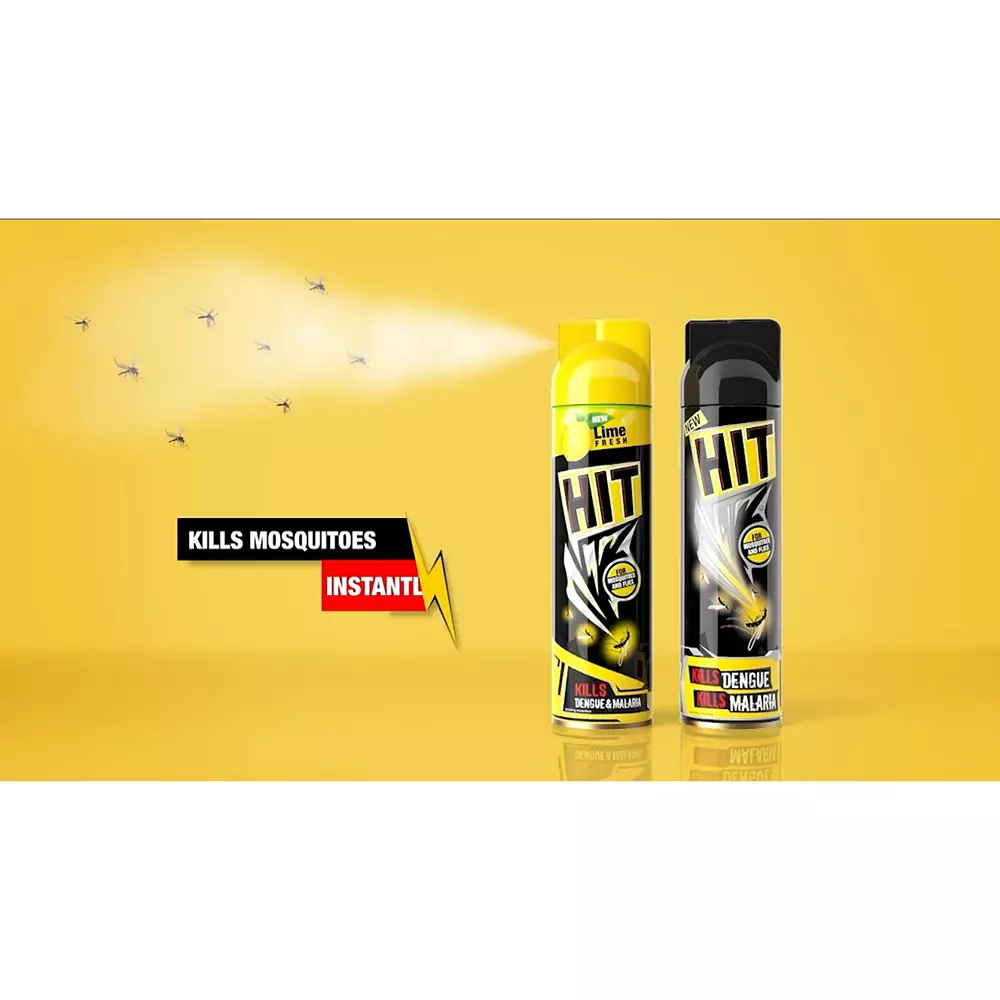 Hit Mosquito & Fly Killer Spray 400 ml (Pack of 6)
