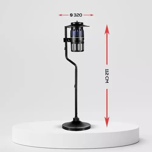 Moskitrap Mosquito Trapper with UV LED Light Black for Indoor & Outdoor, GM933