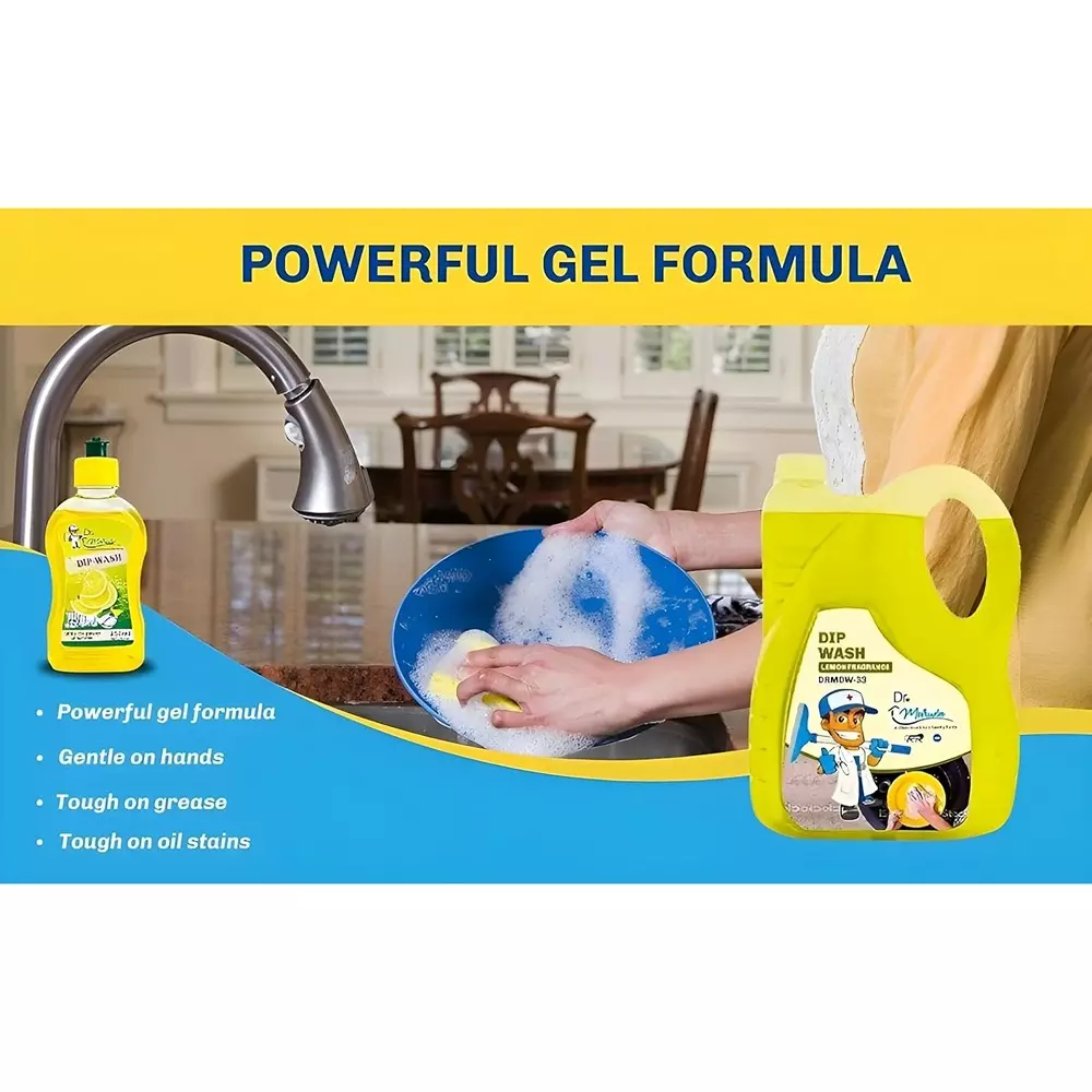 dr-marwin-dishwash-gel-combo-yellow-5-l-can-250-ml-bottle-lemon-for-home-school-hospitals