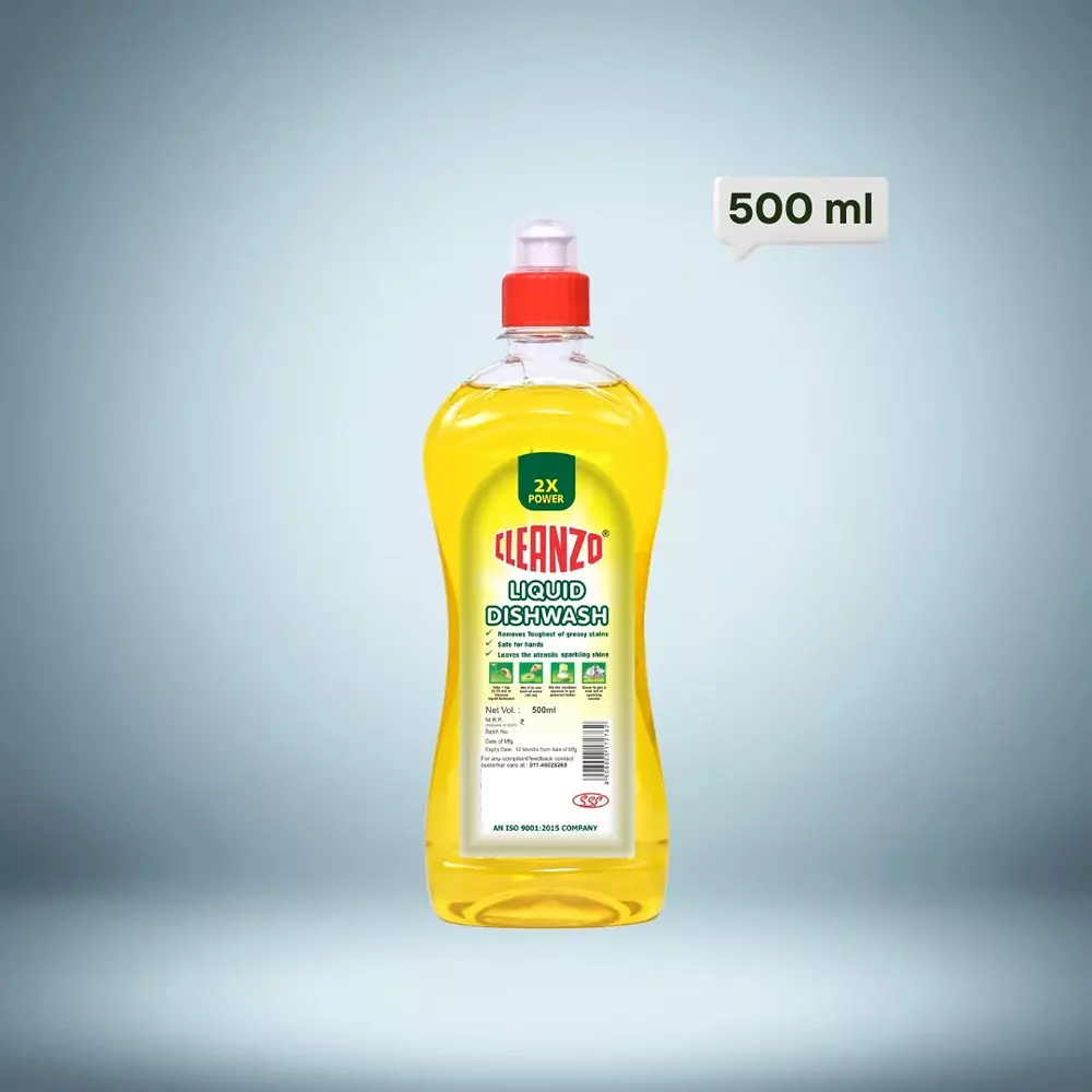 cleanzo-liquid-form-dishwash-yellow-lemon-fragrance-liquid-form-500-ml-bottle-packaging-type