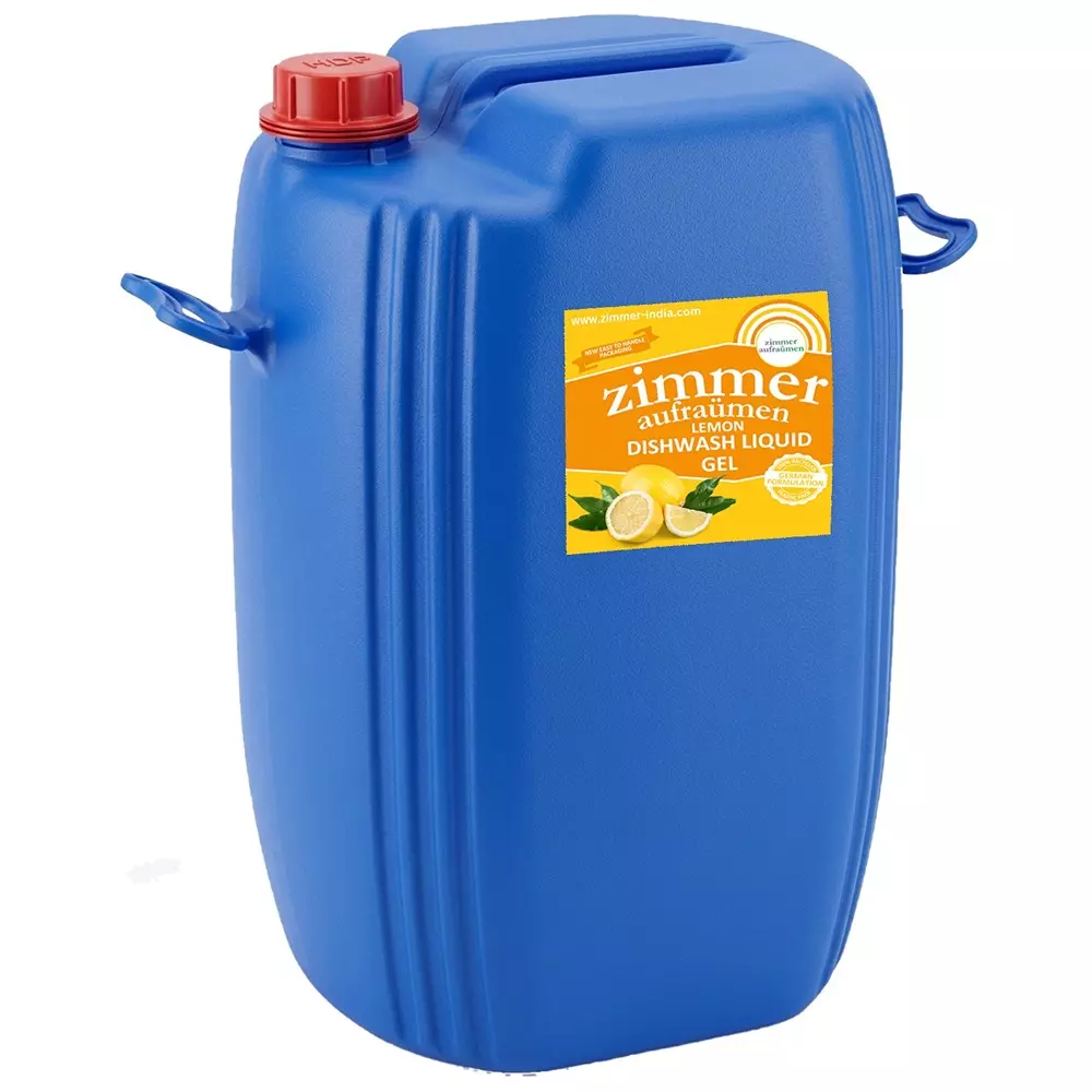 Zimmer Aufraumen Dishwash Liquid Gel Lemon & Tamarind Fragrance 35 L Can, ZA-DISH-LM35L