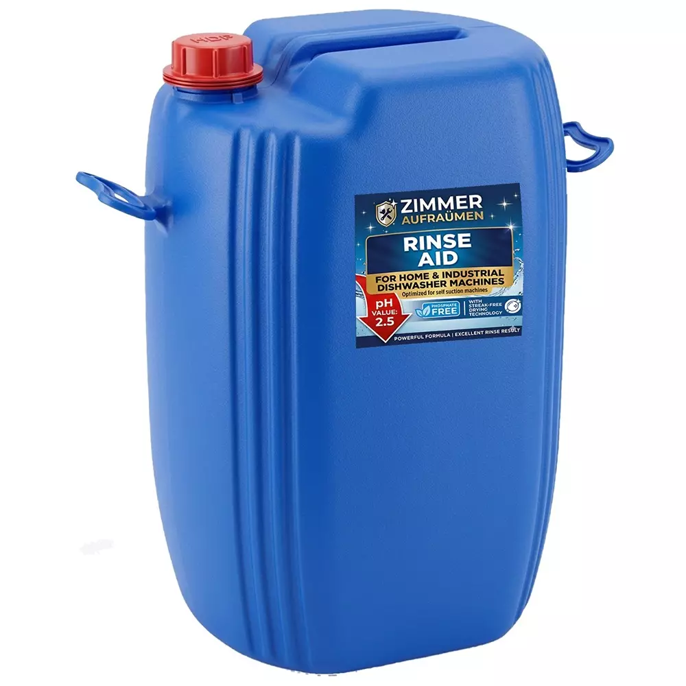 Zimmer Aufraumen Automatic Dishwasher Rinse Aid Liquid 35 L Can, RINSEAID35L