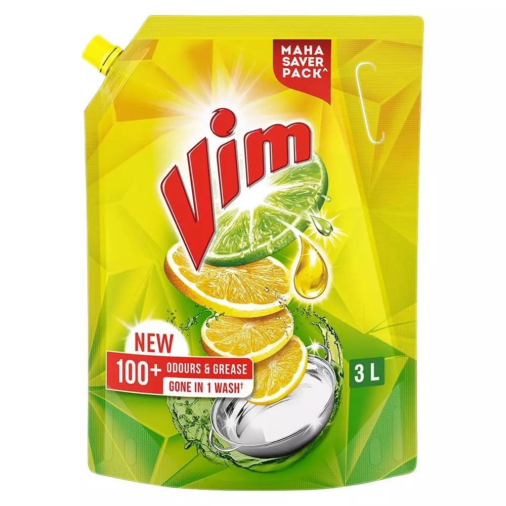Vim Dishwashing Gel 3 L Capacity