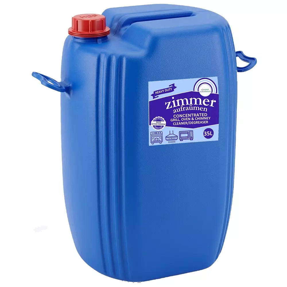 Zimmer Aufraumen Heavy Duty Kitchen Degreaser & Chimney Cleaner Liquid 35 L Can, ZA-GRL35L
