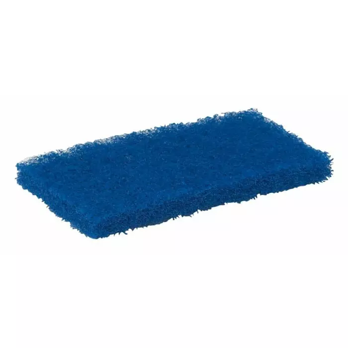 VIKAN Scourer Blue 245x115x25 mm for Industrial Cleaning Use, 5524 (Pack of 10 Pcs)