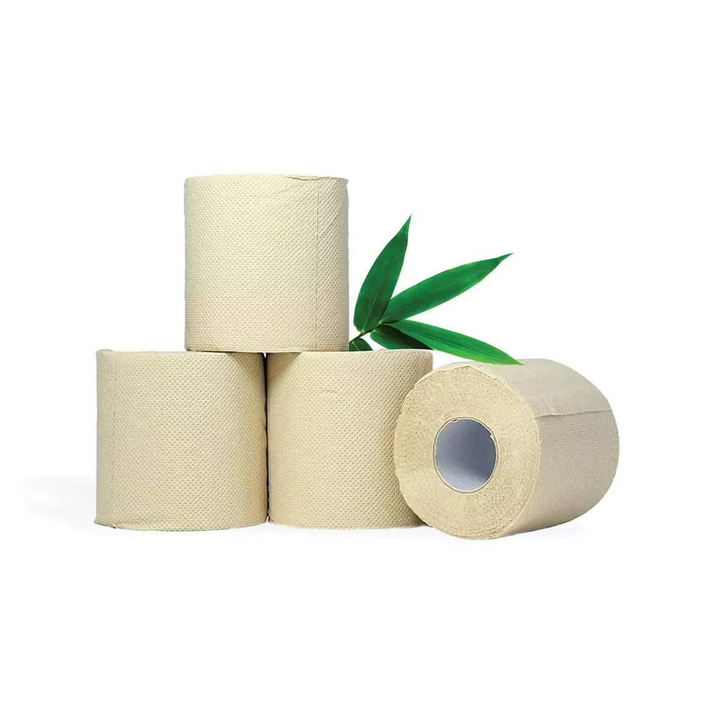IMECO Bamboo Toilet Tissue Roll 3 Ply 220 Pulls Soft & Biodegradable, IMEBTTRLP3 (Pack of 3)
