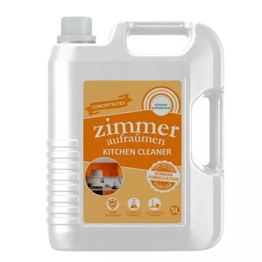Zimmer Aufraumen Kitchen Oily All Surface Floor & Slab Cleaner Liquid 5 L Can, Za-KC5L