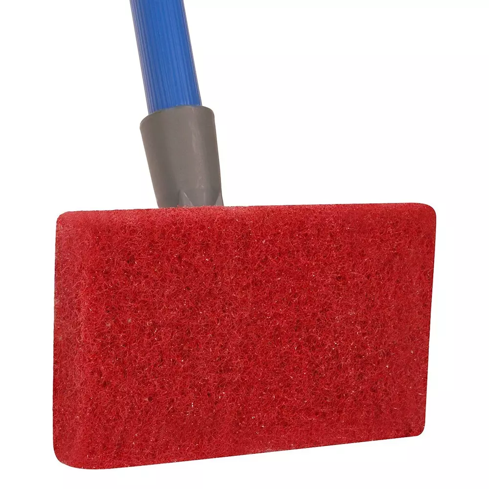 Gala Scrubber With Long Handle Plastic Multicolor Plastic Handle Material for Home & Office Use