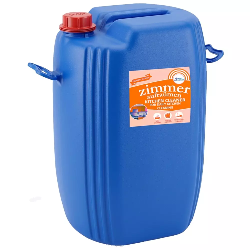 Zimmer Aufraumen Kitchen Oily All Surface Floor & Slab Cleaner Liquid 35 L Can, Za-KC35L