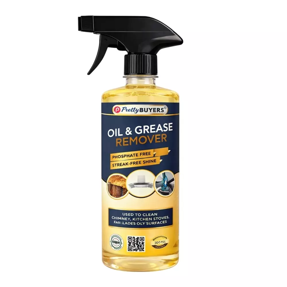PrettyBUYERS Kitchen Degreaser Foam Spray, Oil & Grease Stain Remover 500 ml