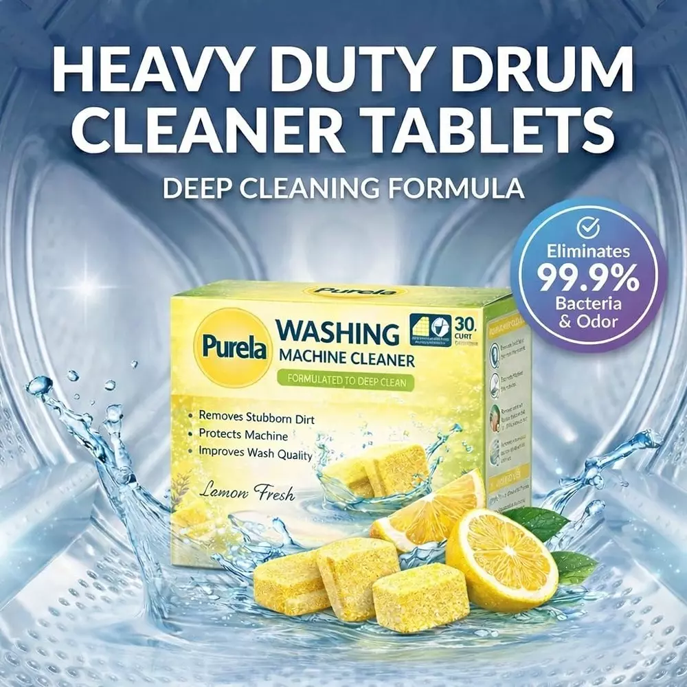 purela-washing-machine-cleaner-tablets-lemon-fragrance-biodegradable-for-all-washing-machine-front-load-and-top-load-pack-of-90-pcs