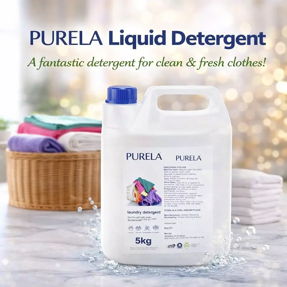 purela-liquid-detergent-5-l-can-lemon-fragrance-biodegradable-for-cloths-wash