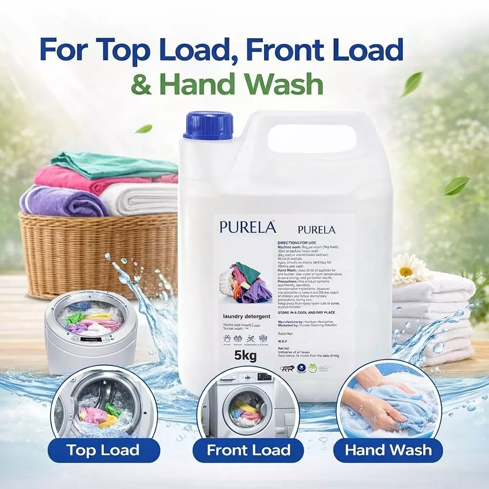 purela-liquid-detergent-5-l-can-lemon-fragrance-biodegradable-for-cloths-wash