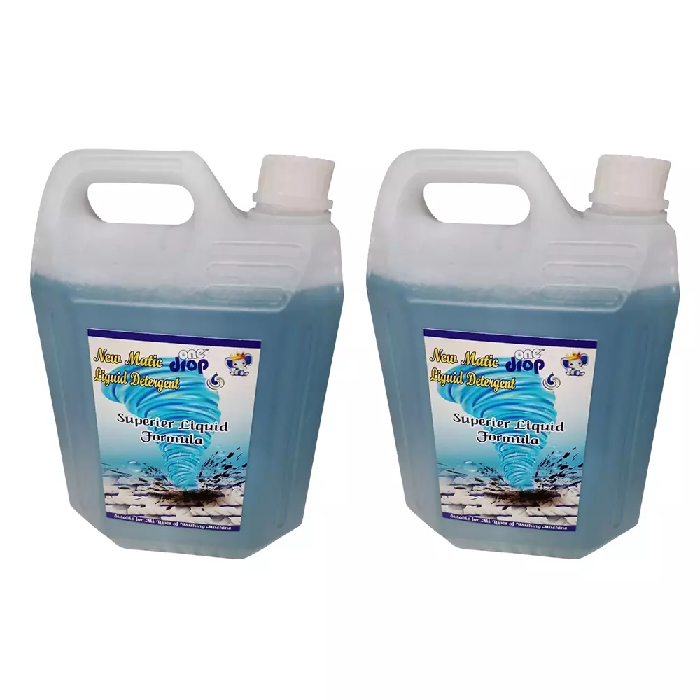 GENERIC 5L Liquid Detergent for Top Load and Front Load Washing Machine Pack of 2