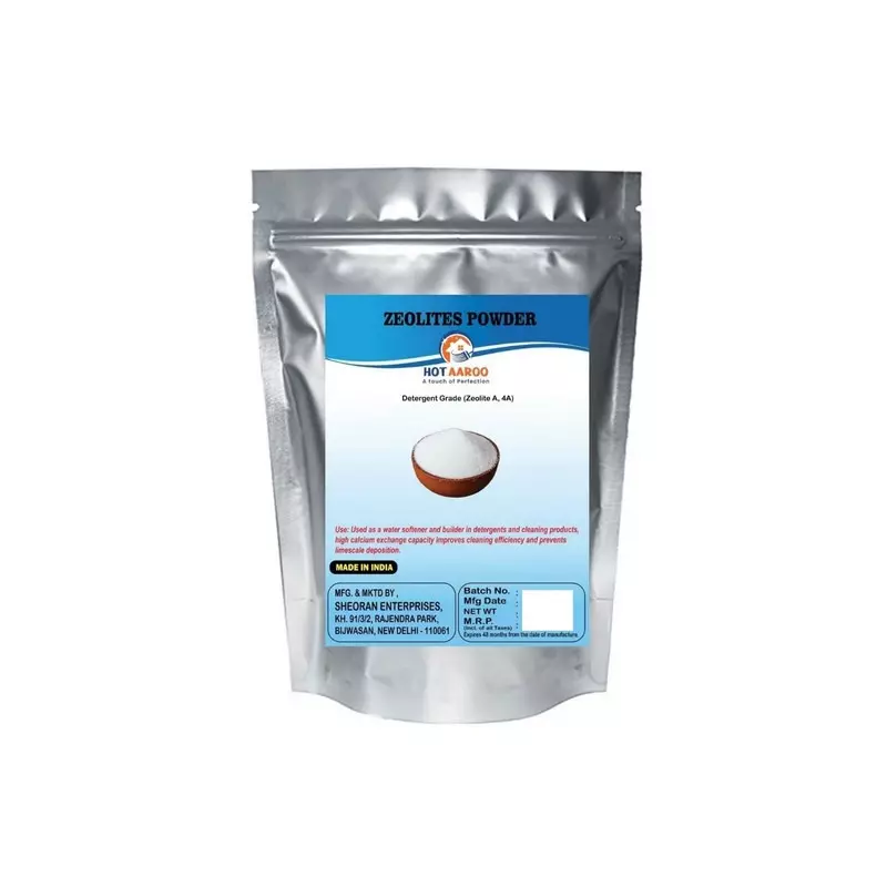 HOTAAROO Zeolite Powder Detergent Grade 250 g for Water Softening & Odor Control, HT-ZEO-250G