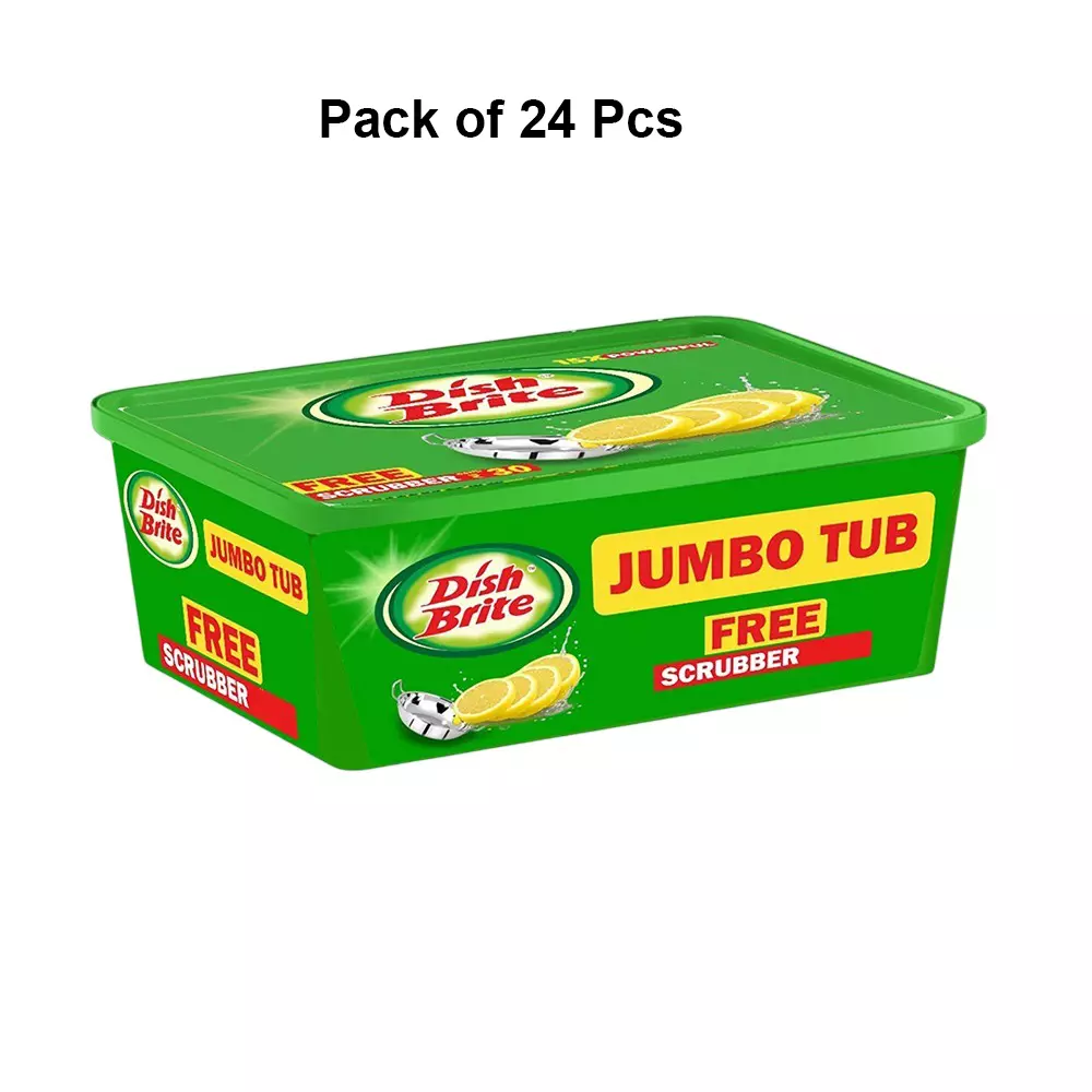 dish-brite-dishwash-bar-with-tub-500-g-lemon-fragrance-for-kadai-steel-pots-pans-pack-of-24-pcs