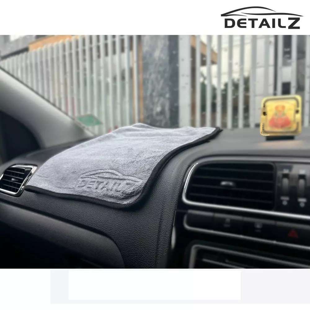 DETAILZ 40x40 cm Microfiber Vehicle Washing Cloth 800 GSM (Pack of 10)