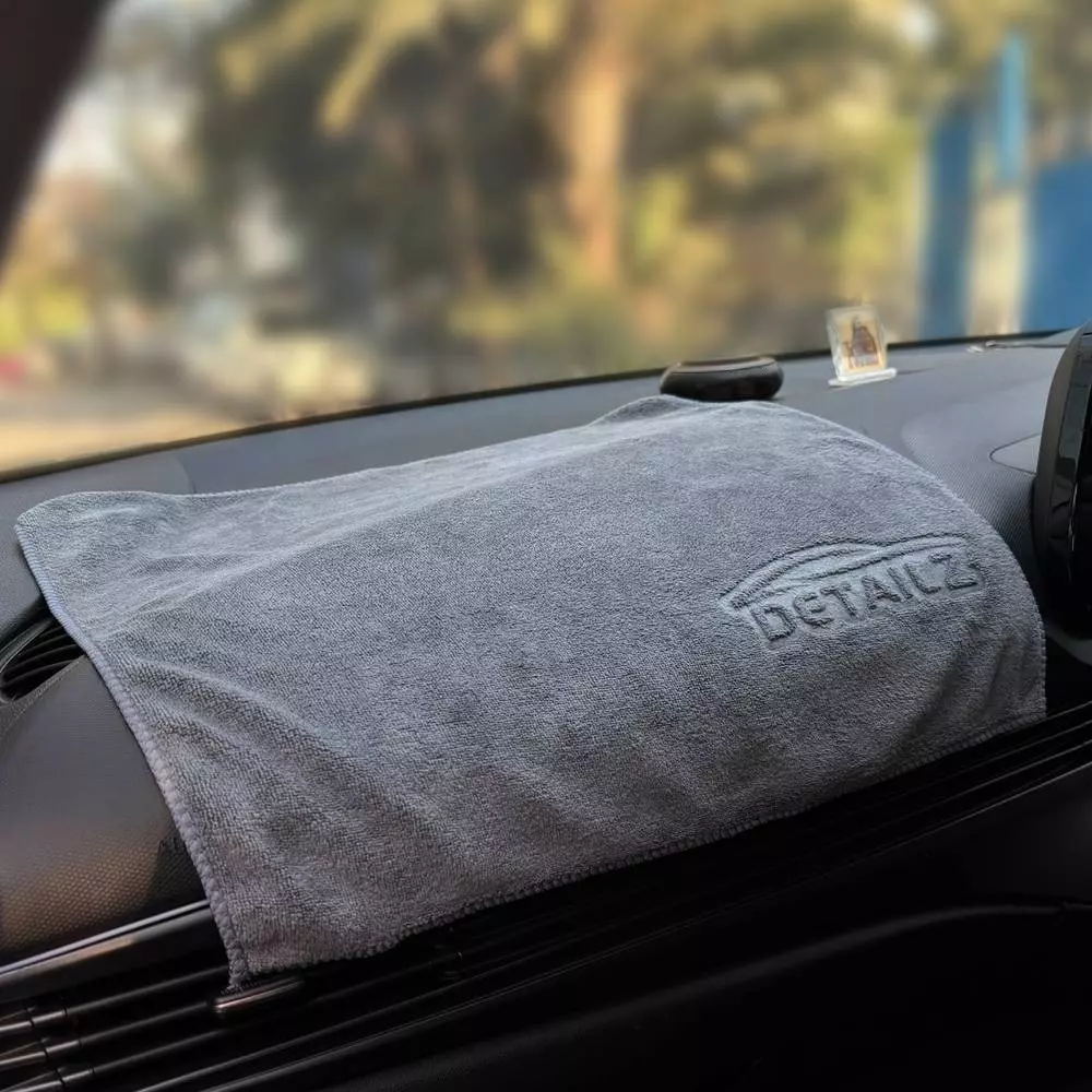 DETAILZ 40x40 cm Microfiber Vehicle Washing Cloth 380 GSM (Pack of 2)