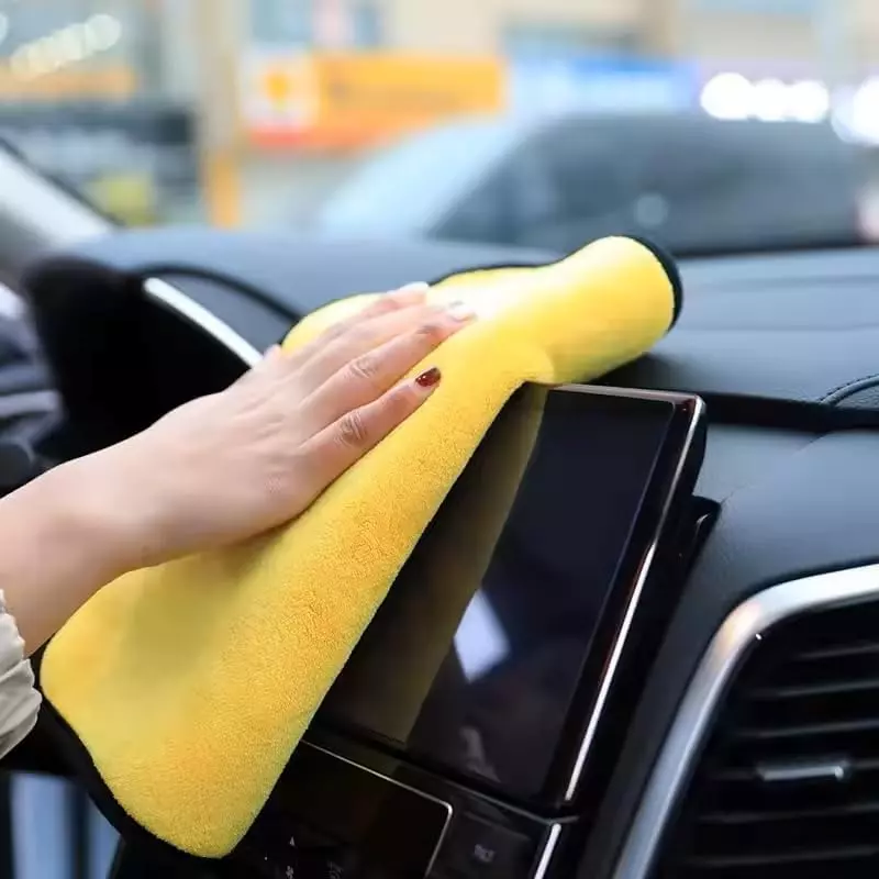 VAI Heavy Microfiber Cloth ‎40x40 cm 600 GSM (Pack of 4 Pcs)