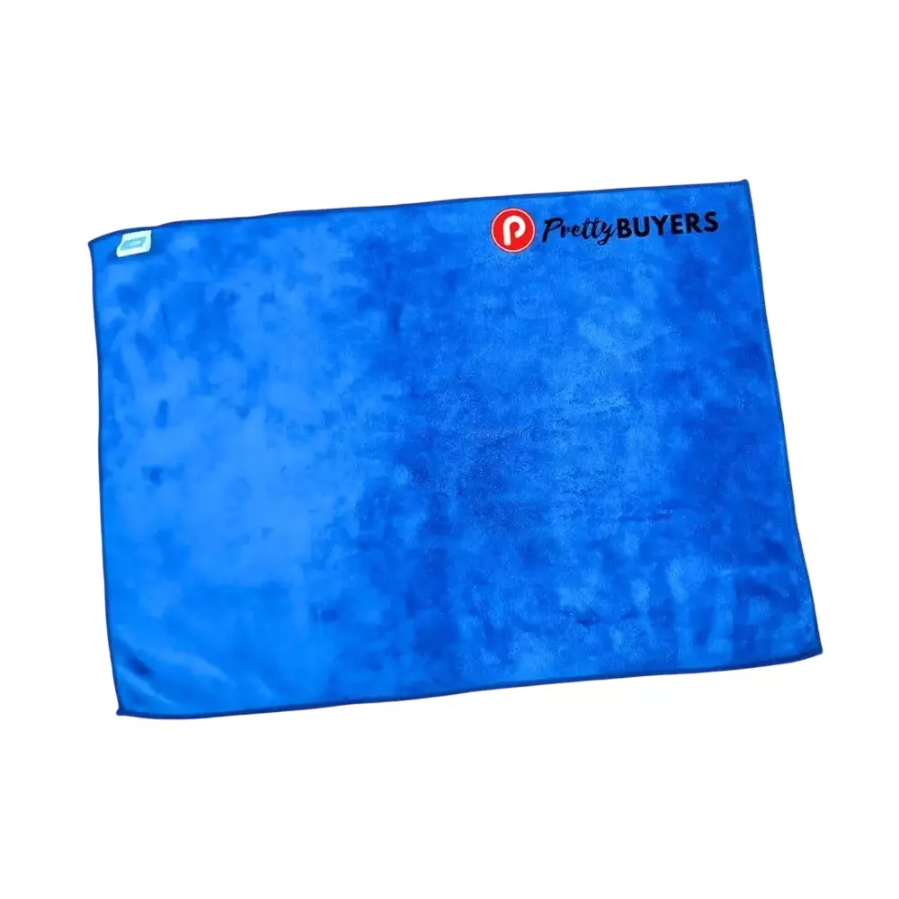 PrettyBUYERS Microfiber Face & Skin Cleaning Towel 420 GSM Size 60x40 cm Blue