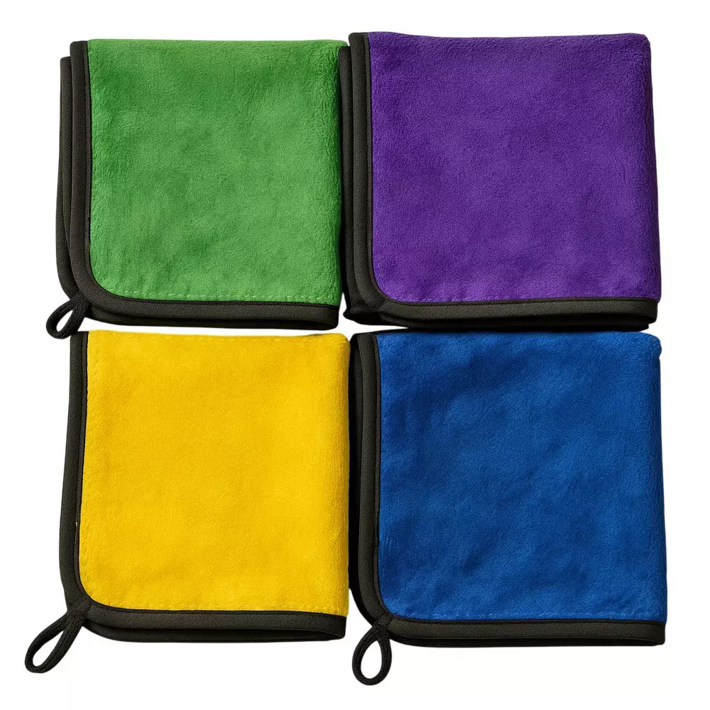 POWERWASH 30x40 cm 500 GSM Microfiber Cloth (Pack of 100)