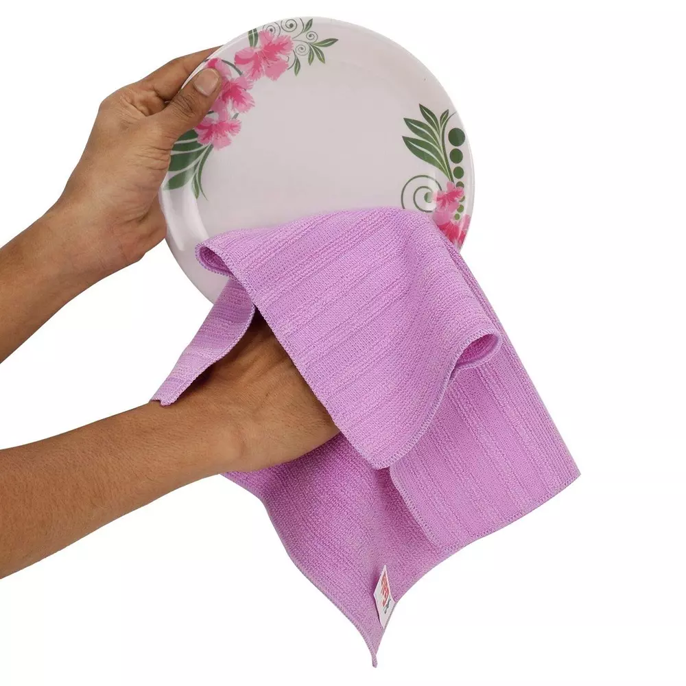 gala 2 in 1 Magic Microfiber Cleaning Cloth 101.6 mm (4 Inch) Length Rectangular Wet and Dry, 162439