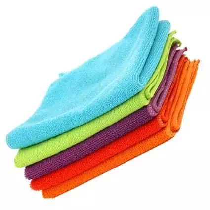POWERWASH 40X40 cm 340 GSM Microfiber Cloth (Pack of 4)