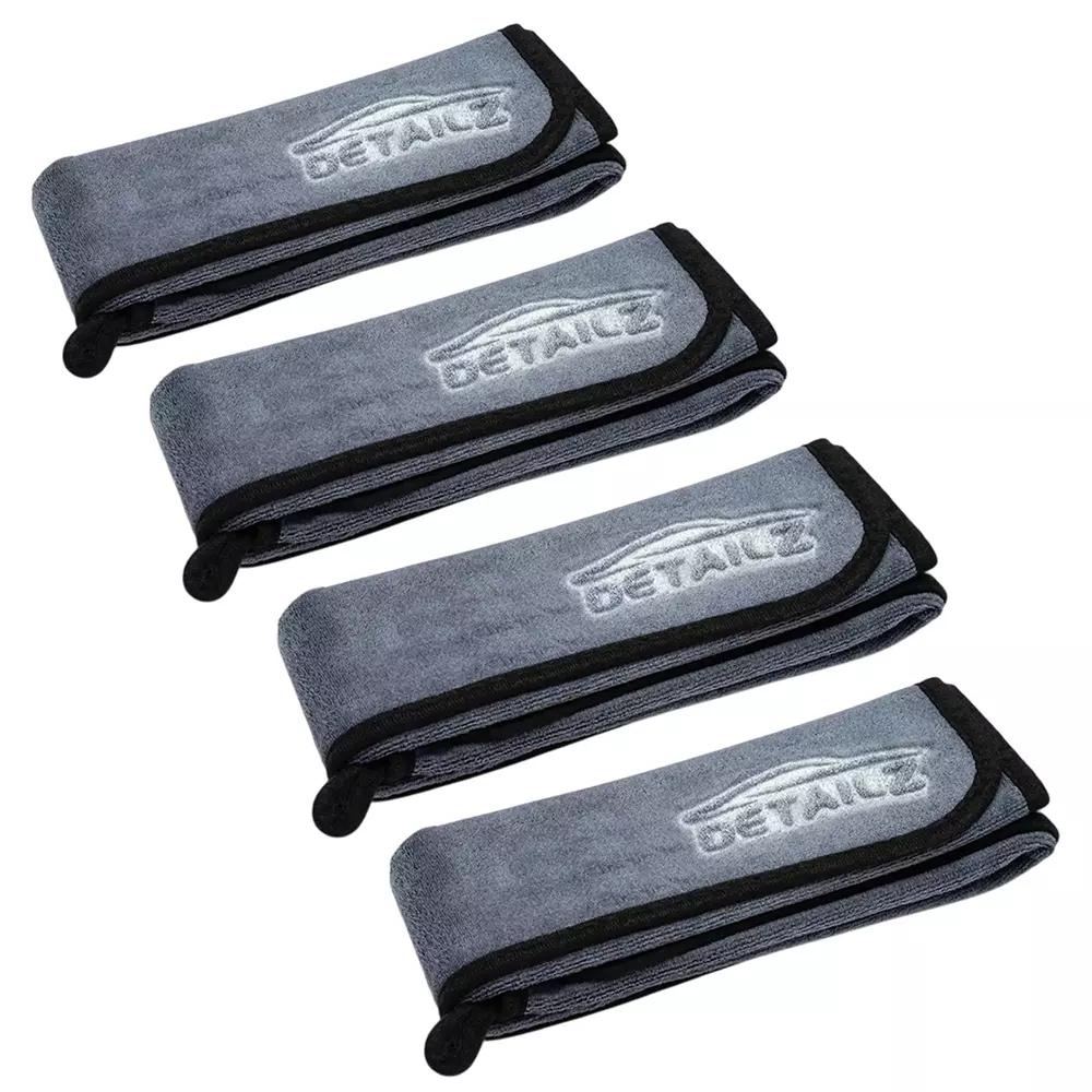 DETAILZ 40x40 cm Microfiber Vehicle Washing Cloth 600 GSM (Pack of 4)