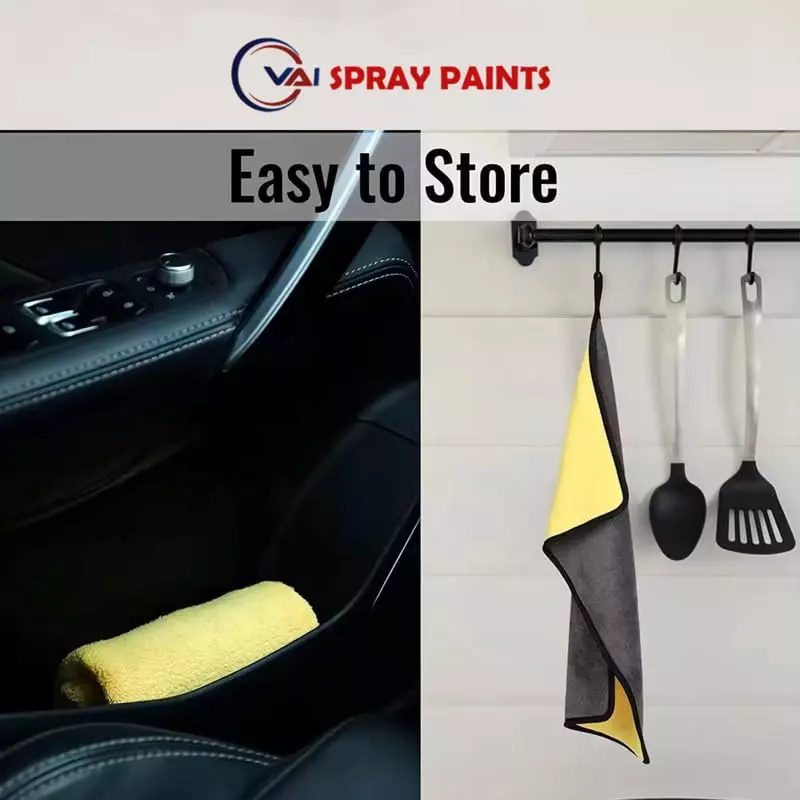 VAI Heavy Microfiber Cloth ‎40x40 cm 600 GSM (Pack of 3 Pcs)