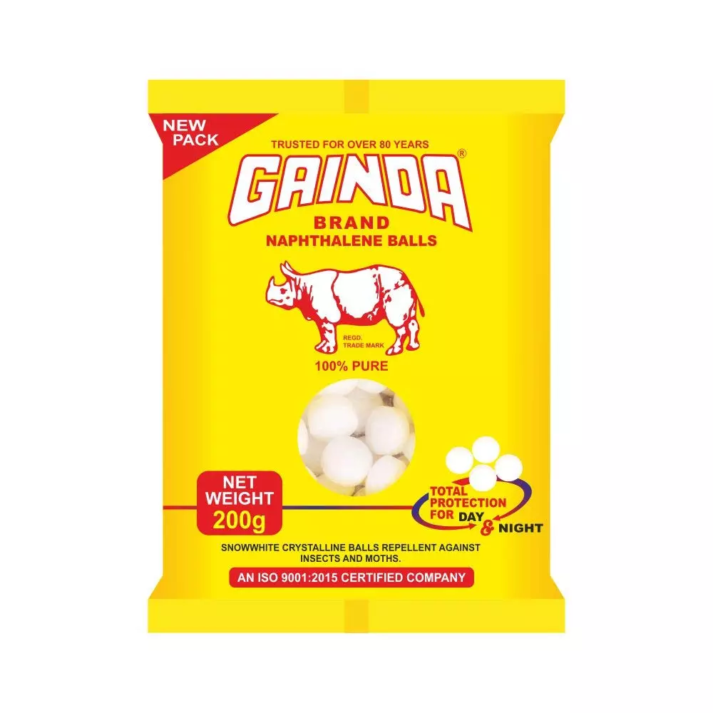 Gainda Naphthalene Balls 200 G (Pack of 5)